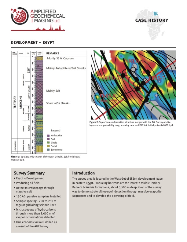 Egypt Red Sea Onshore – mapped stacked pay hydrocarbon accumulations through 8,000 ft of salt