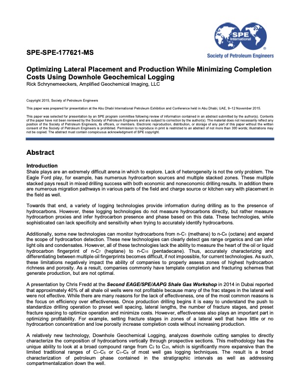 Society of Petroleum Engineers